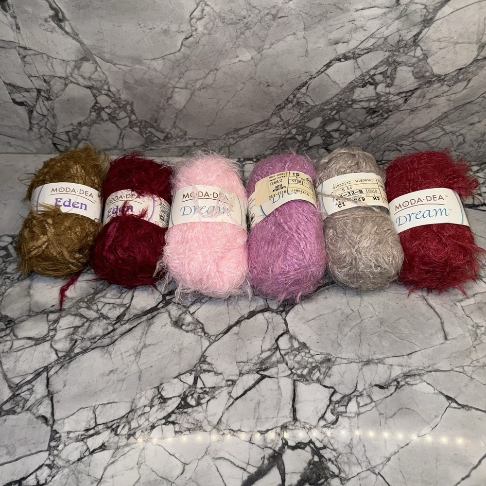 Moda Dea Yarn Lot Bundle Eden Dream 6 Skeins NEW